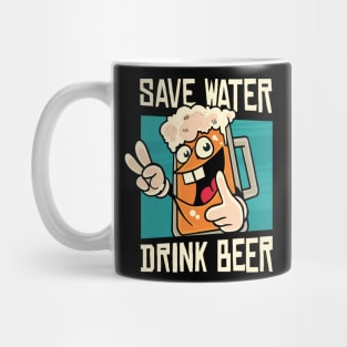 save water drink beer Mug